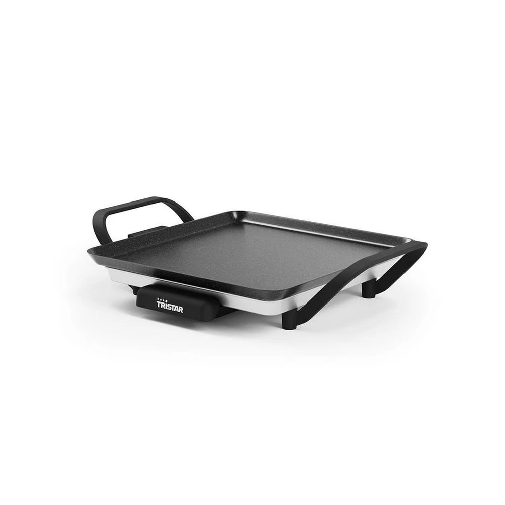 Tristar BP-2666 Tischgrill, 28x28 cm, 800W, abnehmbare Griffe