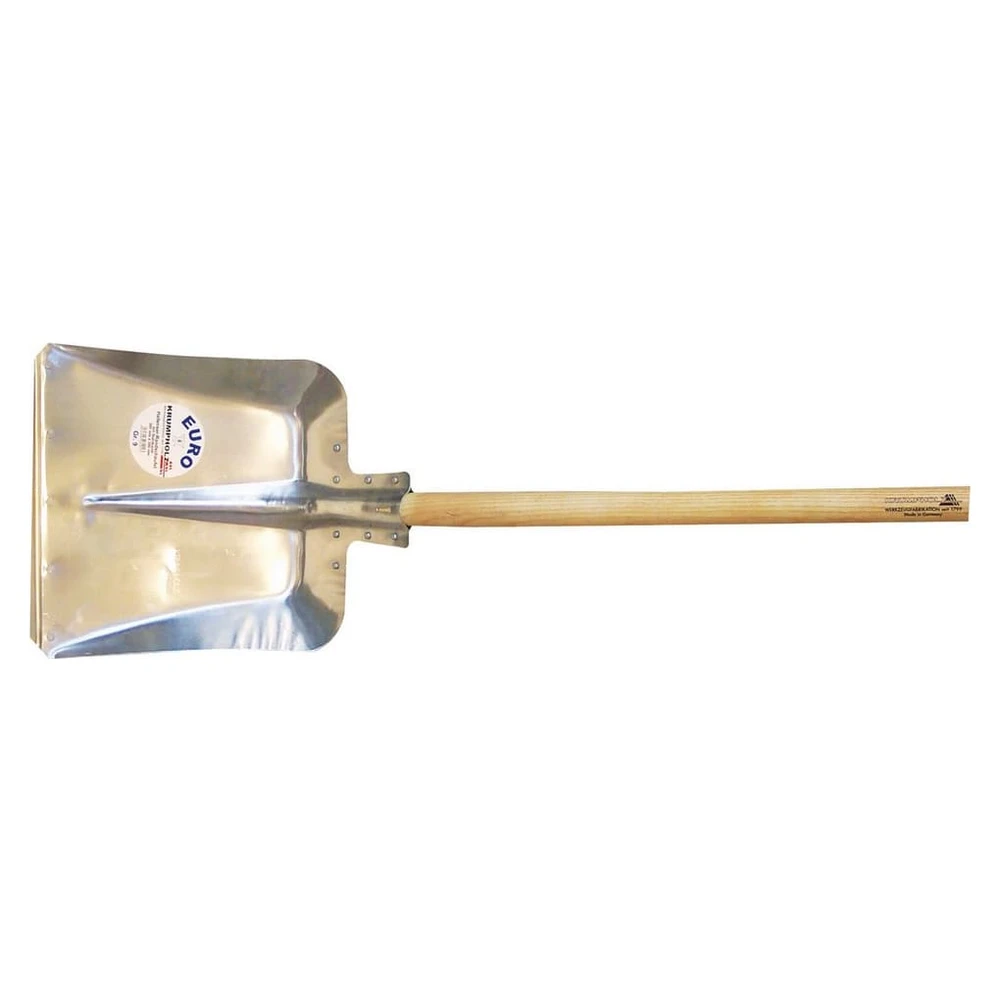 Krumpholz Schaufel Hallenser Randschaufel Gr.9, 380x380 mm, Aluminiumblech